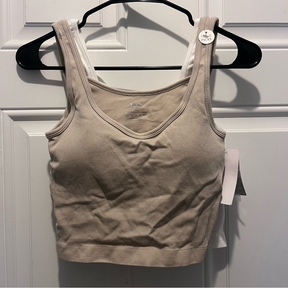 Women's Beige Tank Top